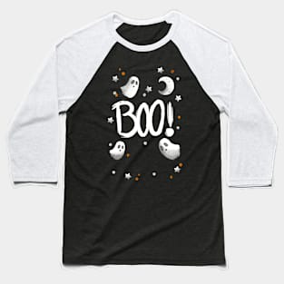 Halloween Boo Danger Baseball T-Shirt